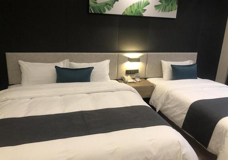 高级家庭房间, Thank Inn Plus Shaoguan Qujiang District Maba