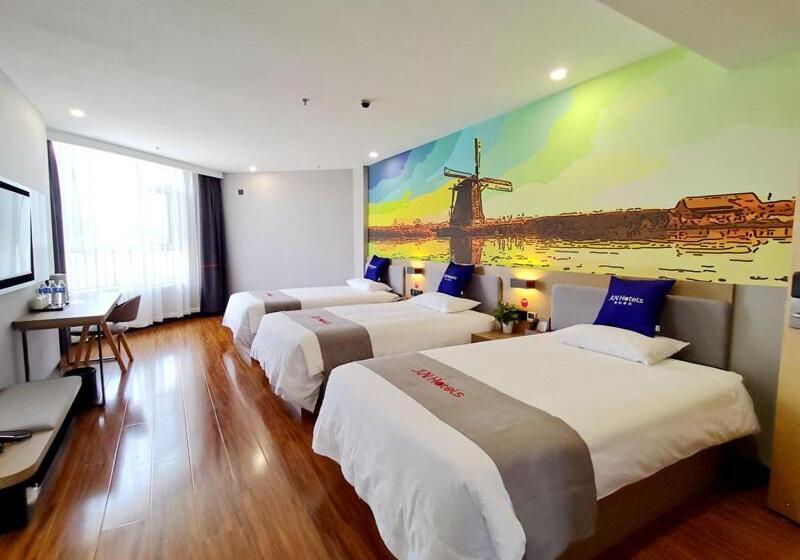 スタンダードトリプルルーム, Junyi Hotel Linyi Yinan Zhisheng Hot Spring