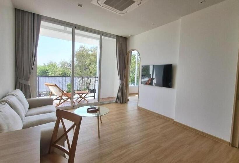 套房带园景, Punn Hotel Korat