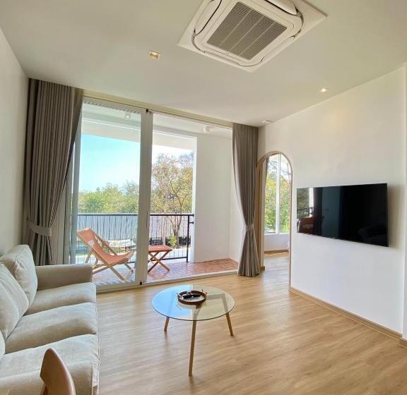 套房带园景, Punn Hotel Korat