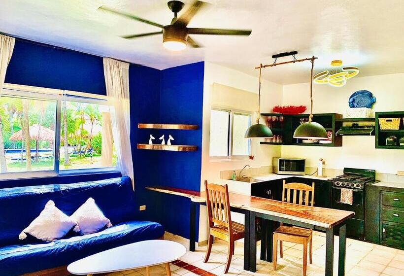 バルコニー付き１ベッドルームアパートメント, Mayan Riviera Jewel, Private Beach