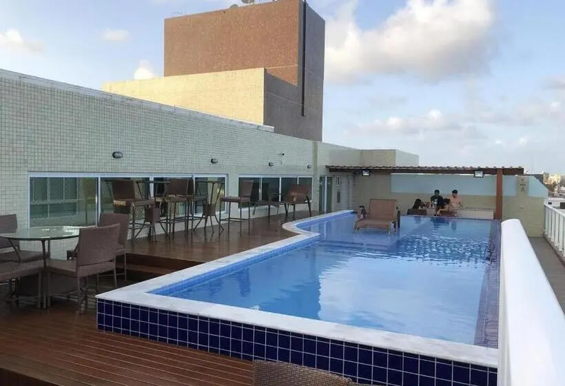 スタンダードスタジオ, Confortável Flat Com Piscina De Borda Infinita Na Cobertura