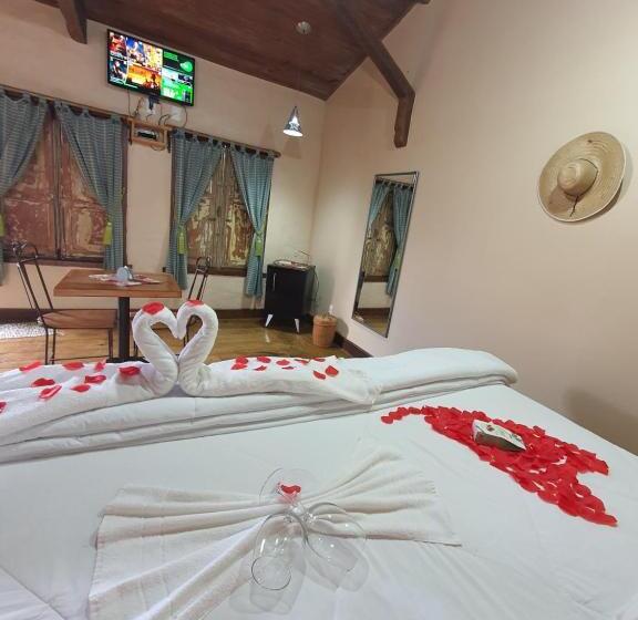 חדר סטנדרט עם ג'קוזי, Pousada Villa Di Lavras