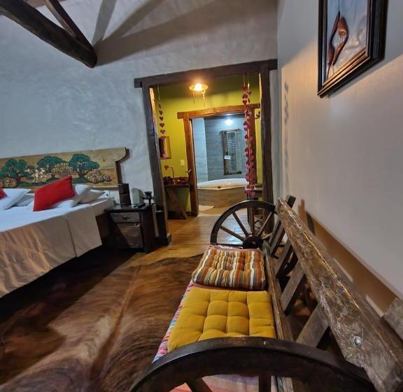 חדר סטנדרט עם ג'קוזי, Pousada Villa Di Lavras