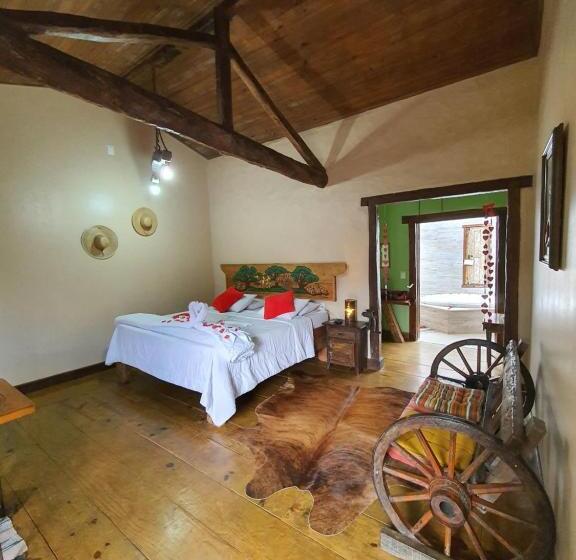 חדר סטנדרט עם ג'קוזי, Pousada Villa Di Lavras