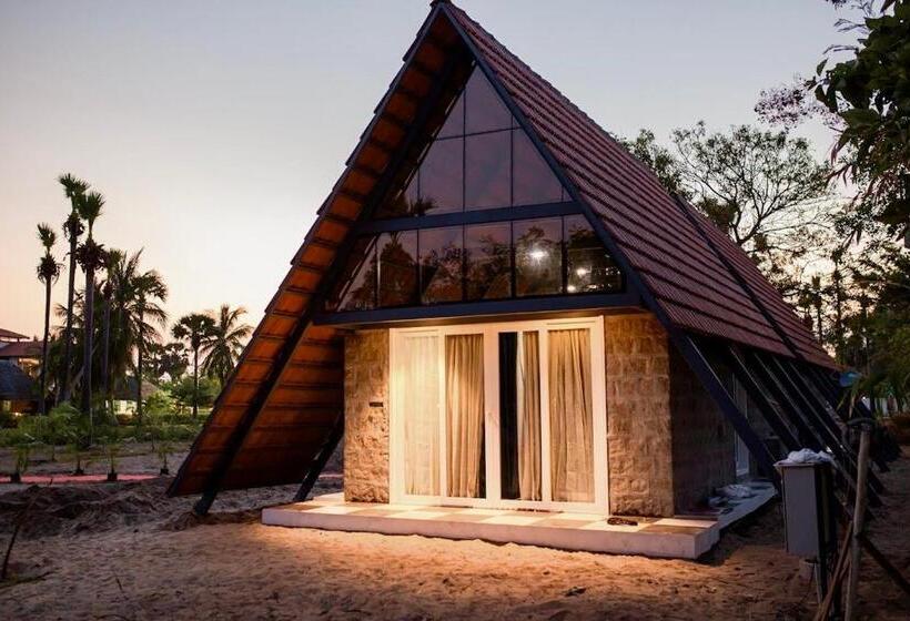 带大床的豪华间, Joe S Beach Shack   Beach Resort, Ramanathapuram