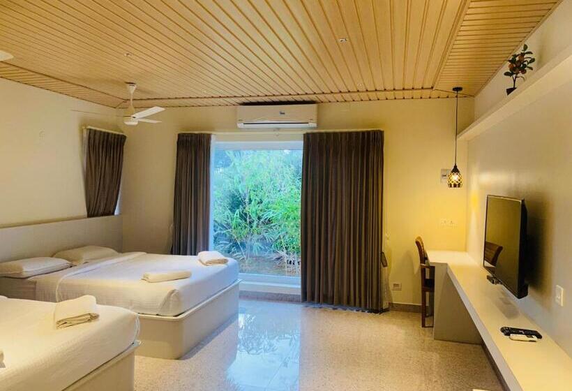 וילה דלוקס חדר שינה 1, Joe S Beach Shack   Beach Resort, Ramanathapuram