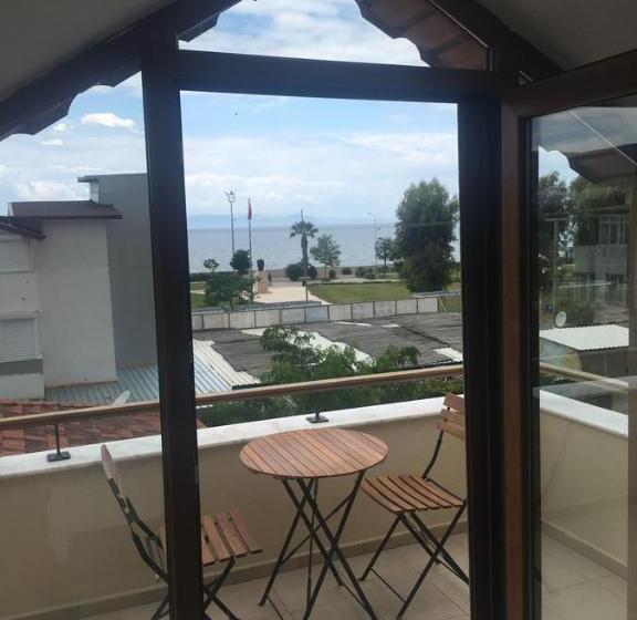 オーシャンビューデラックスルームバルコニー付き, Lila Butik Hotel Dikili