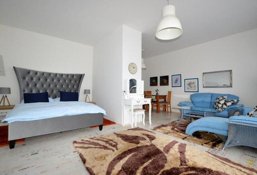Апартаменты 1 Спальня Нижний Этаж, Modrý Apartmán A5 V Chomutově