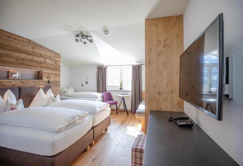 חדר סטנדרט לשלושה, Garni   Restaurant Kaminstube