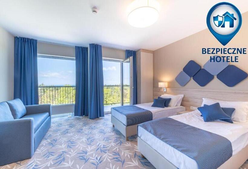 豪华家庭房间, Blue Marine Mielno