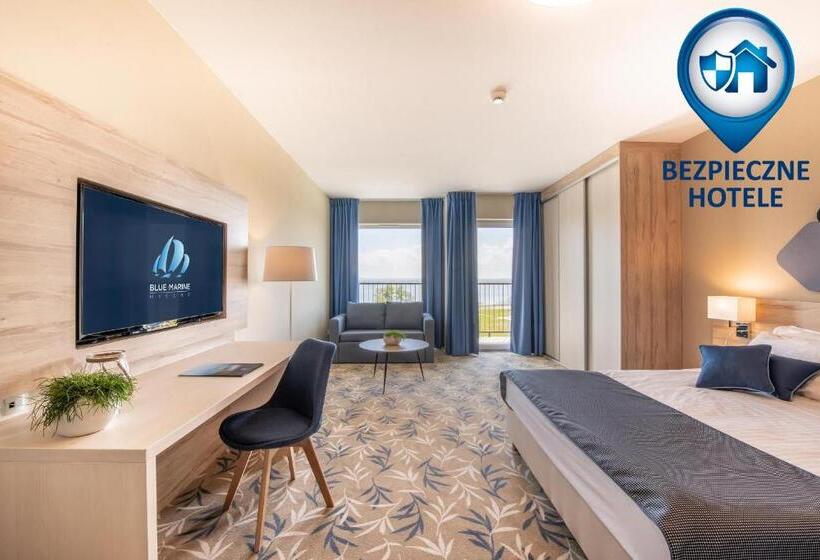 高级家庭房间, Blue Marine Mielno