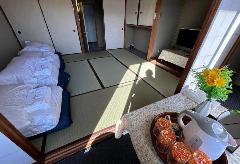 غرفة إقتصادية رباعية, 高島市安曇川町琵琶湖徒歩3分エクシブ 高島 近くbbq自転車無料貸出