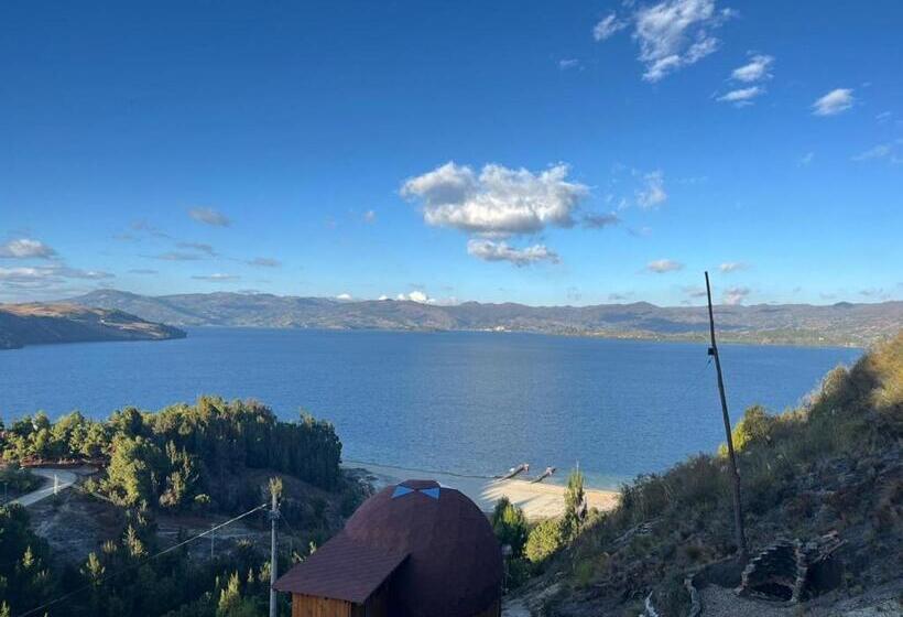 Номер Deluxe Вид на Озеро, Lago De Tota Playa Blanca Glamping Kairos