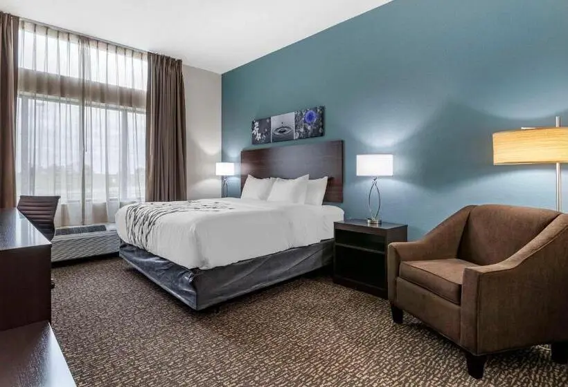 身障者適用キングサイズベッドルーム, Sleep Inn & Suites Milwaukee Franklin