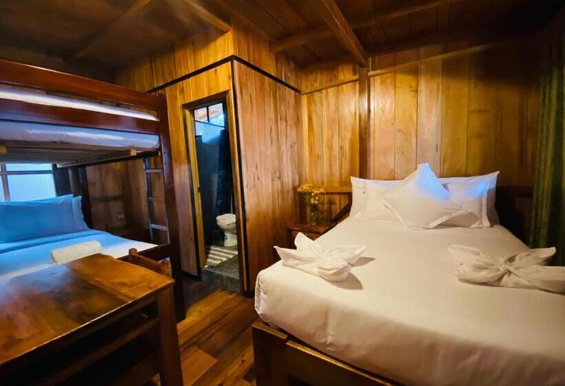 غرفة إقتصادية رباعية, Guayabo Hostal Mindo