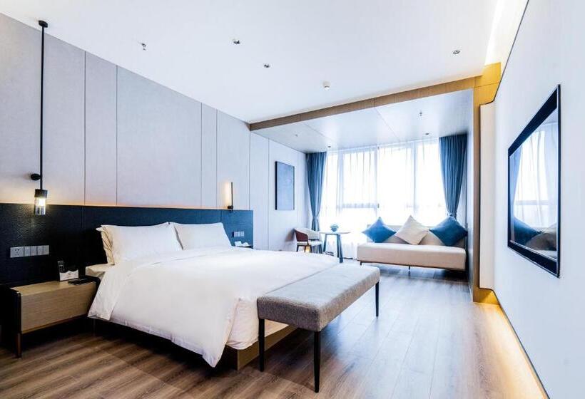 غرفة قياسية سرير كينج, Yunmu Hotel Luzhou