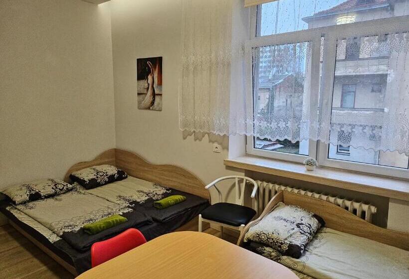 اتاق استاندارد چهار تخته, Kauno Apartamentai Big Room King Size Bed