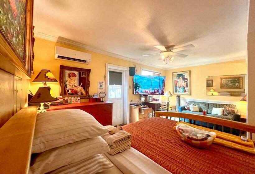 带大床的标准工作室, Villa Sinclair Beach Suites And Spa