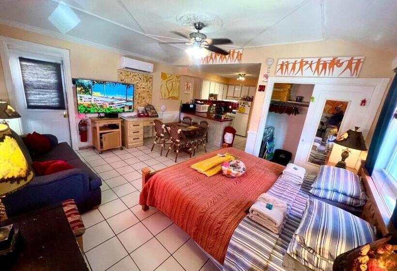 带大床的标准工作室, Villa Sinclair Beach Suites And Spa