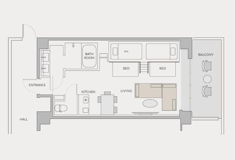 إستوديو قياسى مزودة بتراس, Seven X Seven 糸島