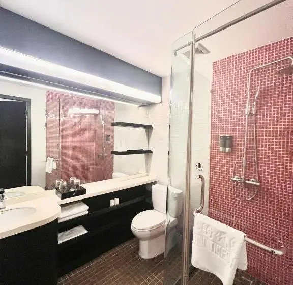 クイーンベッドのデラックスルーム, Tianshui Times Hotel Zhangjiagang