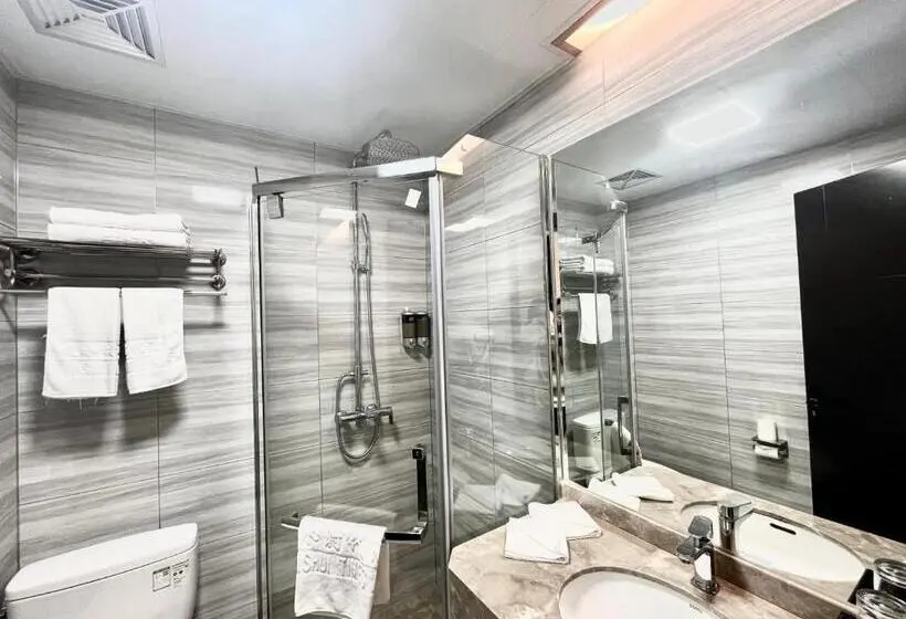 キングサイズベッドのデラックスルーム, Tianshui Times Hotel Zhangjiagang