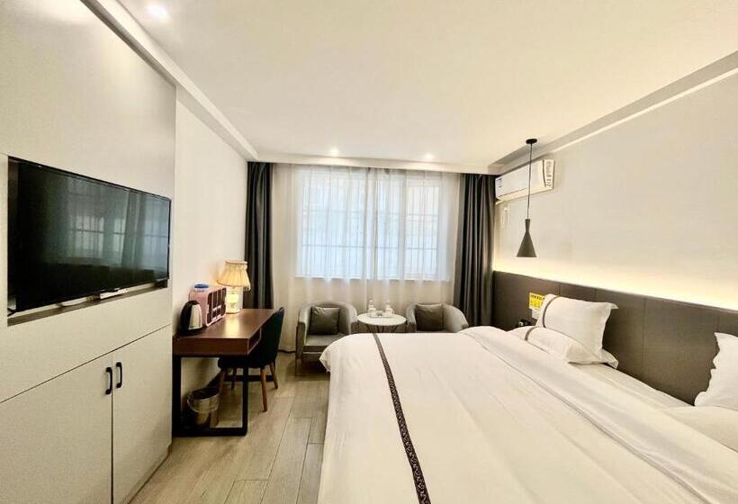 Pokój Deluxe Łóżko King Size, Tianshui Times Hotel Zhangjiagang