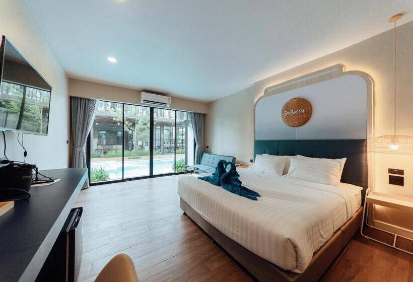 חדר סטנדרט נוף לבריכה, Phu Sakon Ville