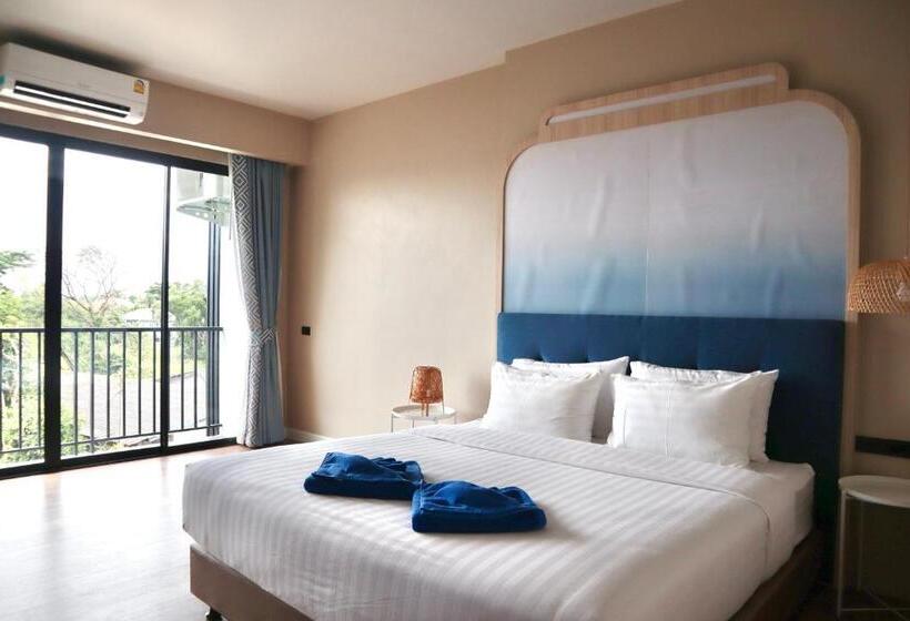 חדר סטנדרט יחיד עם מרפסת, Phu Sakon Ville