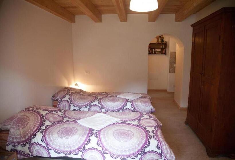 غرفة ديلوكس مطلة على الجبل, Agriturismo Athabaska