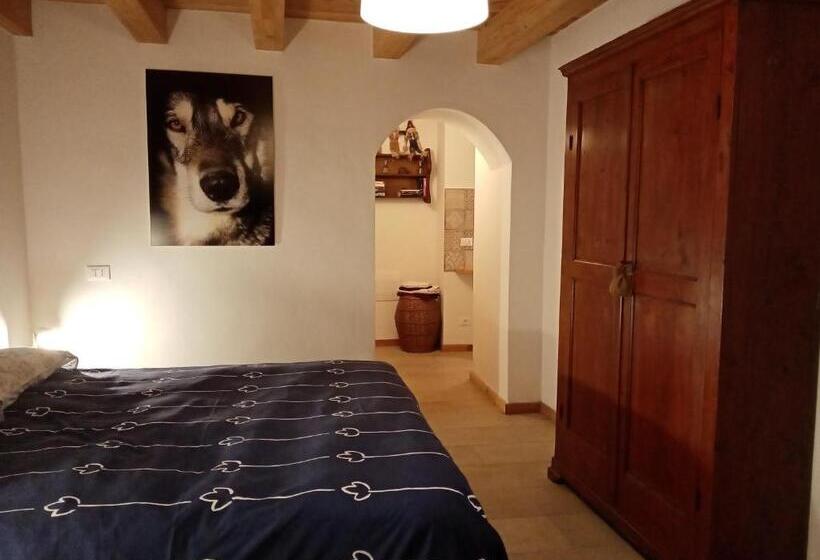 غرفة ديلوكس مطلة على الجبل, Agriturismo Athabaska