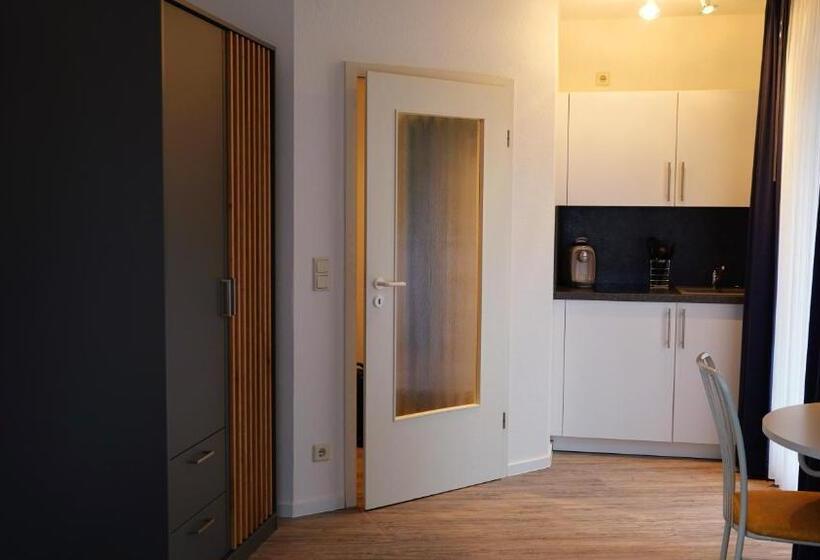 Апартаменты 1 Спальня с Балконом, Appart Haus Business Apartments
