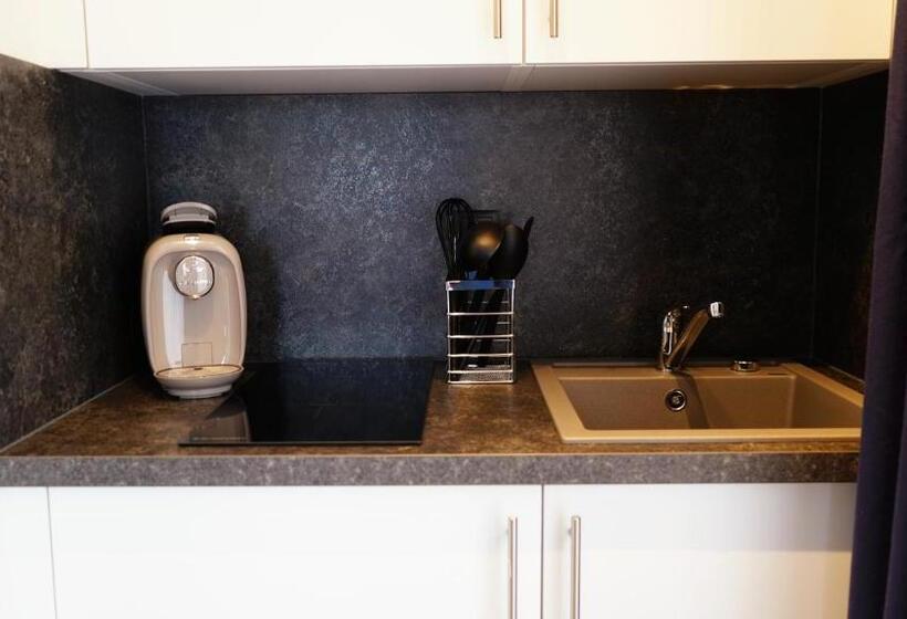 شقة غرفة نوم واحدة مزودة بشُرفة, Appart Haus Business Apartments