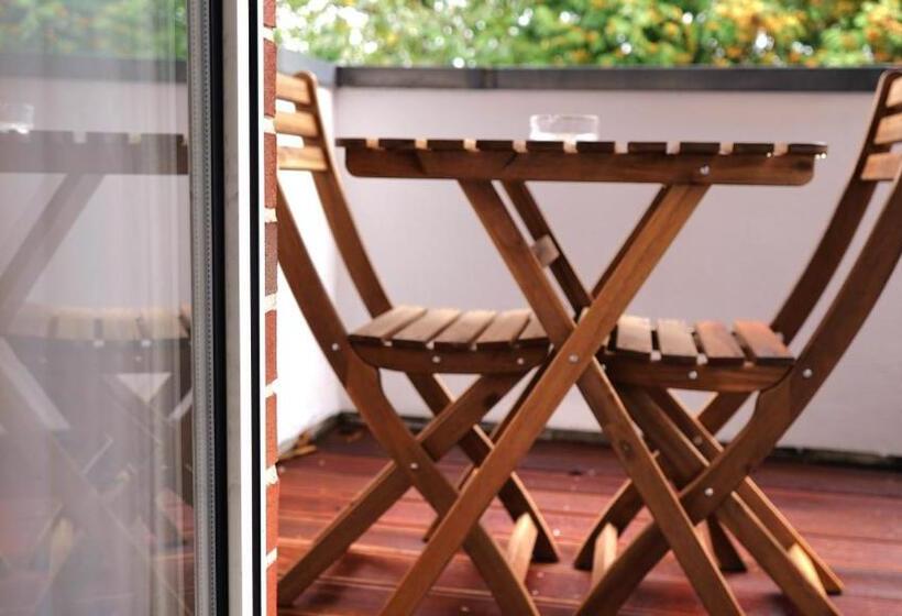 جناح مزوَّد بشرفة, Appart Haus Business Apartments