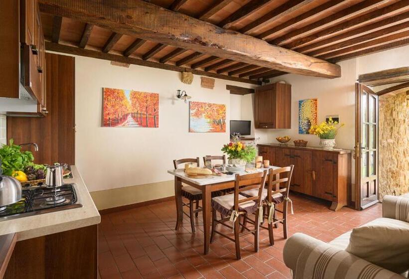 プールの見える1ベッドルームアパートメント, Agriturismo La Fonte