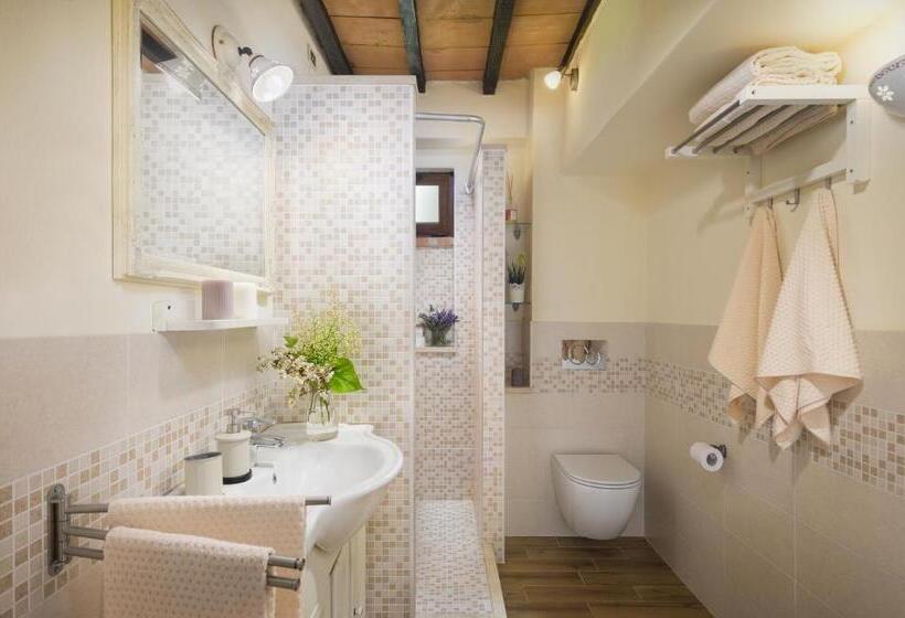 庭の見える1ベッドルームアパートメント, Agriturismo La Fonte