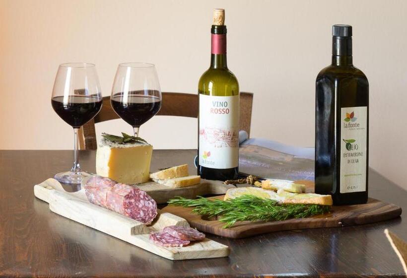 庭の見える1ベッドルームアパートメント, Agriturismo La Fonte