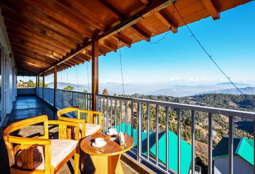 Quarto Estandar Vista Montanha, Shree Parijat Resort At Mukteshwar Hill Station With Himalayan View