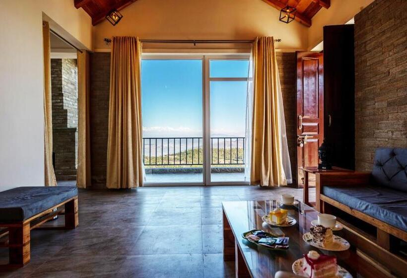 Suíte Vista Montanha, Shree Parijat Resort At Mukteshwar Hill Station With Himalayan View