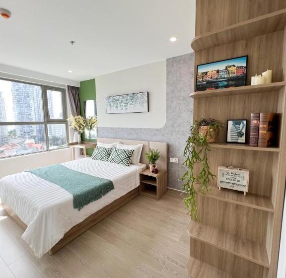 آپارتمان 1 خوابه با بالکن, The Song Luxury Apartment By Lisa House