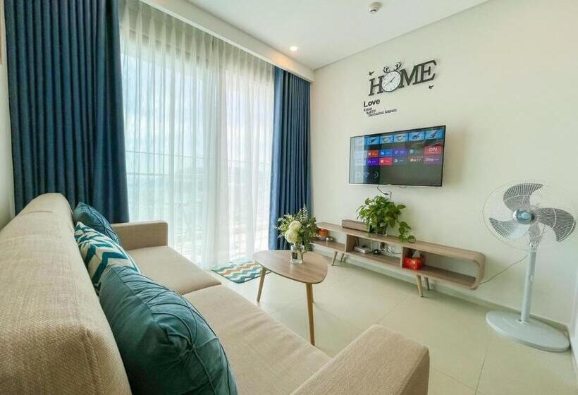 آپارتمان 1 خوابه با بالکن, The Song Luxury Apartment By Lisa House