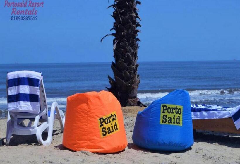 آپارتمان 1 خوابه با چشم‌انداز دریا, شاليهات فندقيه بورتوسعيد