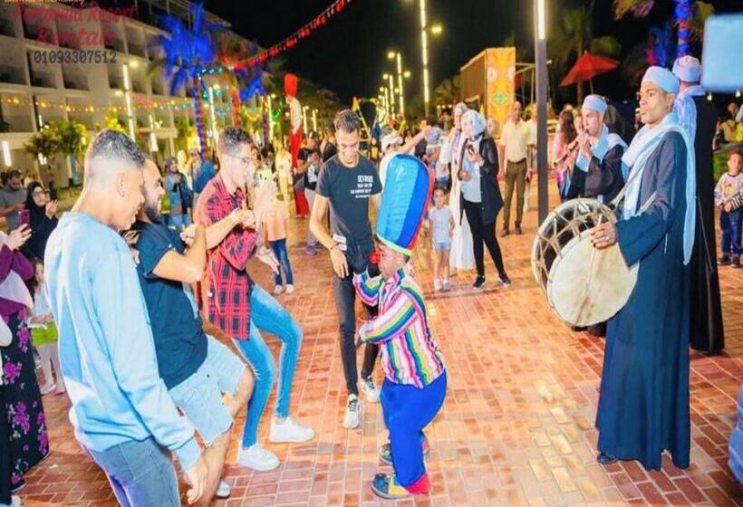 آپارتمان 1 خوابه با چشم‌انداز باغ, شاليهات فندقيه بورتوسعيد