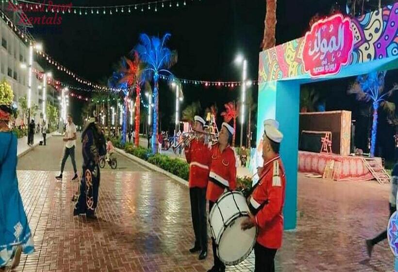 آپارتمان 1 خوابه با چشم‌انداز باغ, شاليهات فندقيه بورتوسعيد