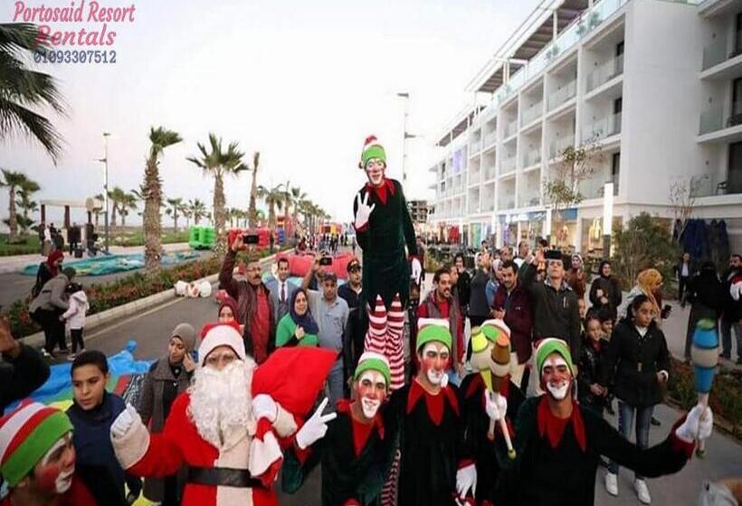 آپارتمان 1 خوابه با چشم‌انداز دریا, شاليهات فندقيه بورتوسعيد