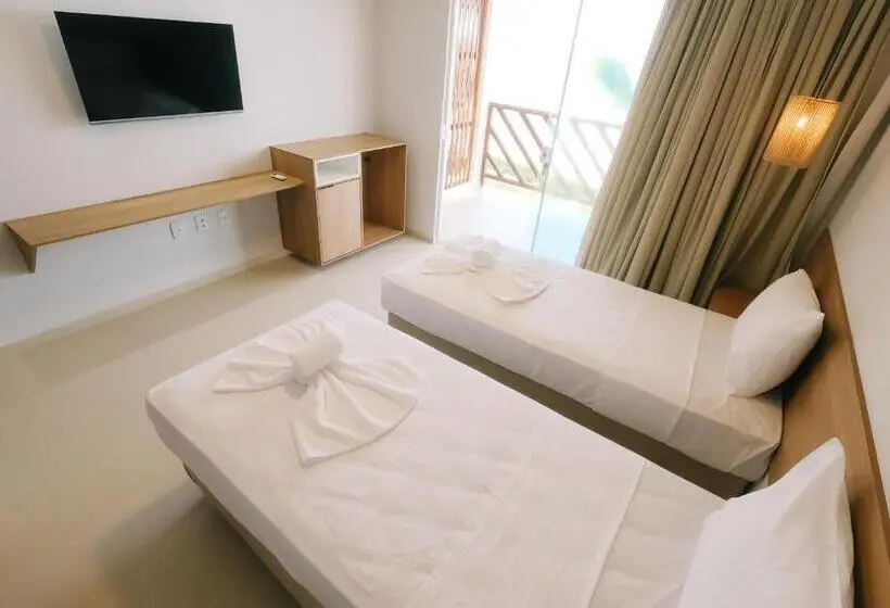 バルコニー付きスタンダードルーム, Oiti Beach Resort Tutoia