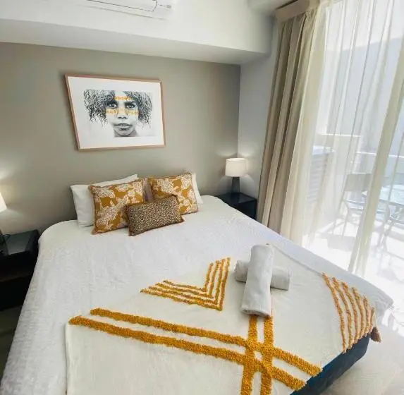 Huoneisto 1 Makuuhuone, Marcoola Surf Air Hotel Room 1206b