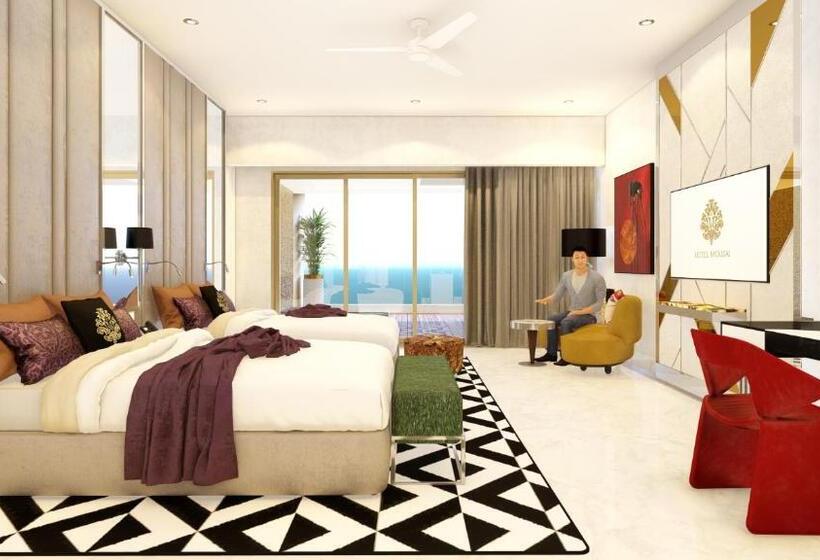 סוויטה עם מיטת קווין, Mousai Cancun Adults Only