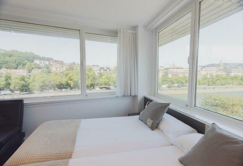 اتاق استاندارد با چشمانداز رودخانه, Pensión Riberas Del Urumea